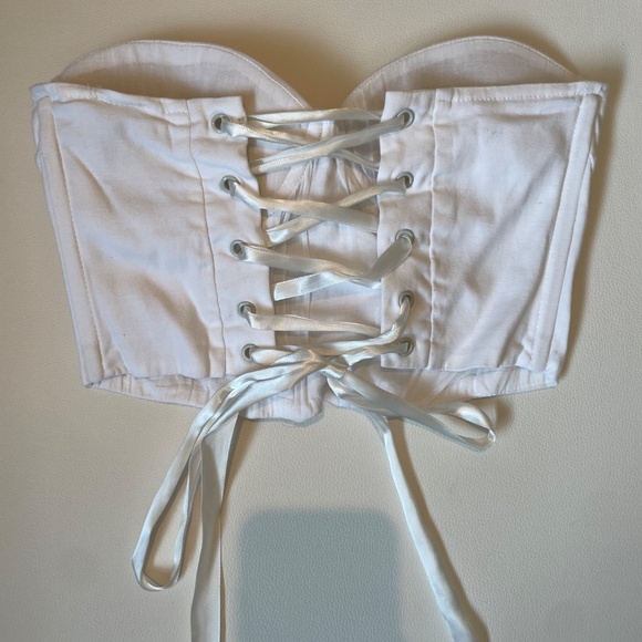 Princess Polly White Corset Top - Picture 4 of 5